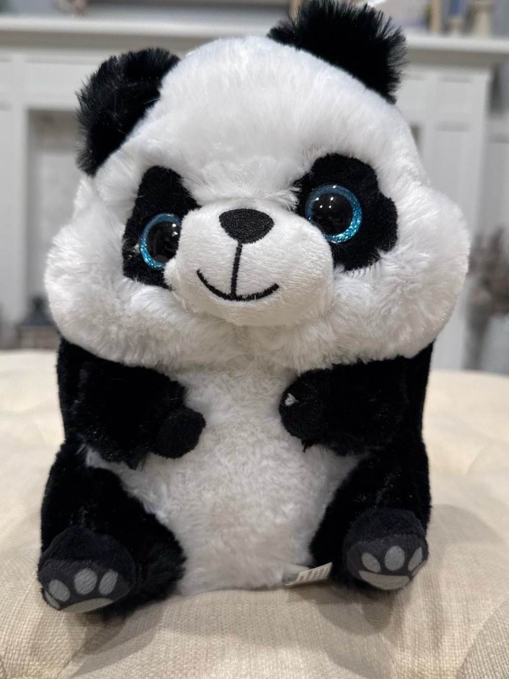 Plush Panda Stuffed Animal Toy - White & Black